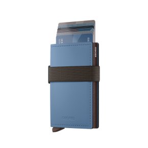 Secrid Bandwallet matte steel blue-brown